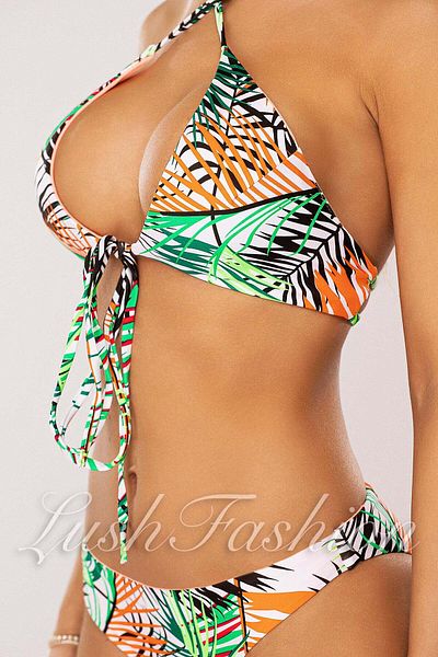 Lush Fashion Costum de Baie din Doua Piese