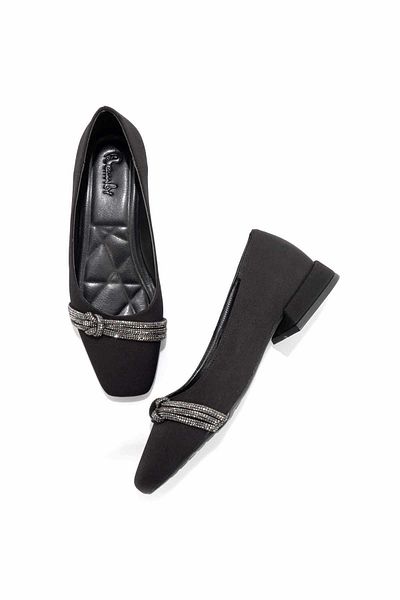 Bambi Matte Black Women's Ballerina Ballerina K01213034438