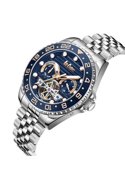 Lee Cooper Lee Cooper Men's Automatic Dark Blue Dial Watch - LC08192.390