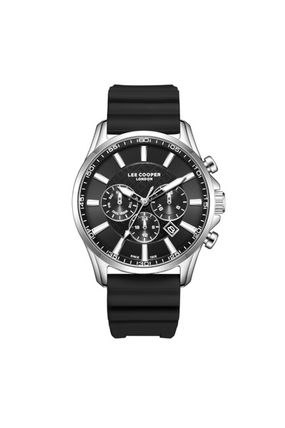 Lee Cooper Men's Multi Function Black Dial Watch - LC08170.351
