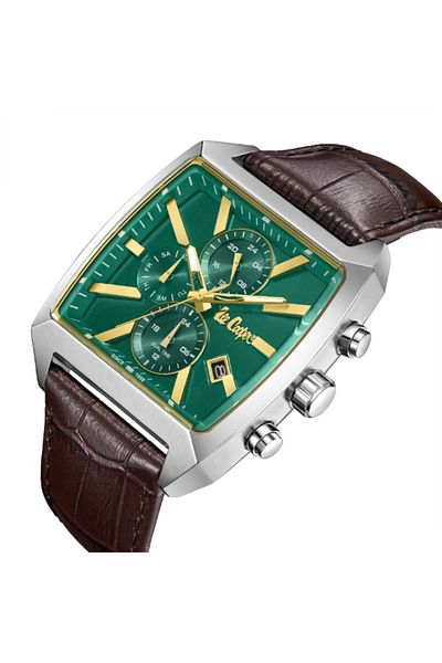 Lee Cooper Lee Cooper Men's Multi Function Dark Green Dial Watch - LC08180.372