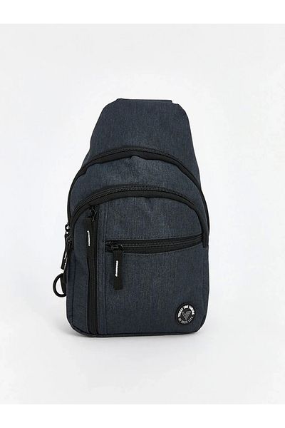 LC Waikiki Accessories Anthracite Zippered Men's Chest Bag 18X30 cm