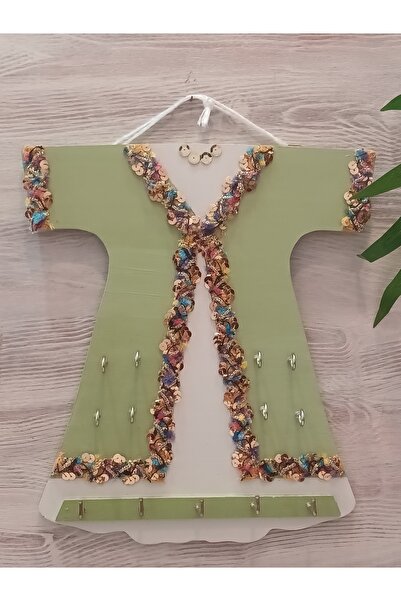 Firuze Hediyelik حامل مجوهرات بتصميم الكفتان، حامل قلادات، حامل مجوهرات للحائط