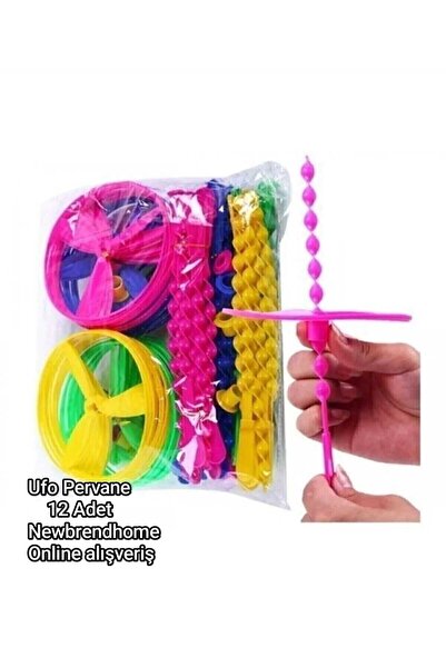 Emrah Gültekin Uçan Daire Seti (12 ADET) – Ufo Pervane Nostalji Oyuncak | Efs...