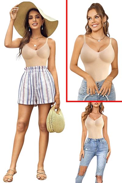 zenifique Body Shaper Underwear, Bust and Buttock Lifting Effect, Zenifique, Beige, Size Xxl