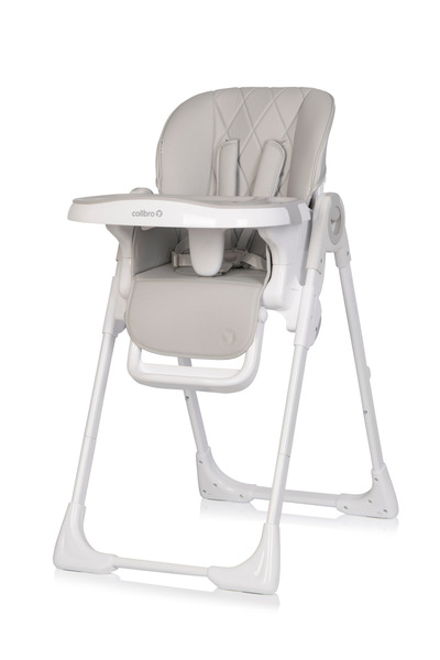 Colibro Scaun de masa 2 in 1 pentru copii Noto, cu pozitie de somn, reglabil pe inaltime, pliabil, Dove