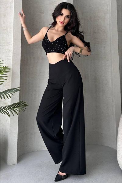 Maison La Femme Women's cropped pants