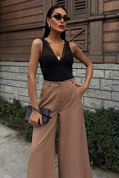 Lijuri Παντελόνι Palazzo με φαρδύ πόδι 0080