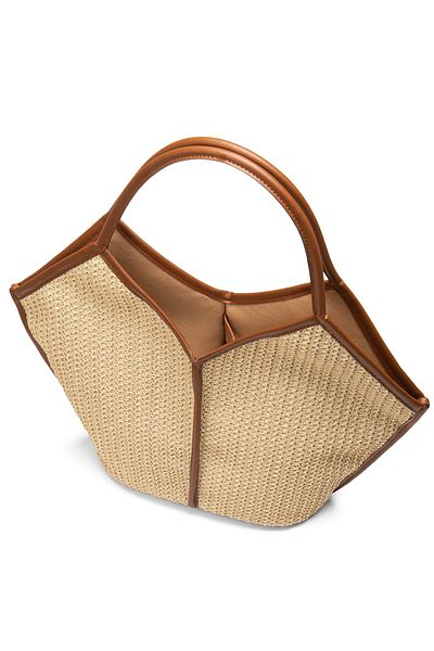 gio&mi Tatum Raffia Paper Rope Straw Knitted Women's Beach Daily Shoulder Bag
