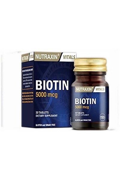 Nutraxin Biotin 5000 Mcg 30 Tablets