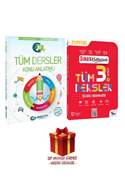Sınav Yayınları 3. Sınıf Tüm Dersler Konu Anlatımı + Soru Bankası + Sürpriz H...