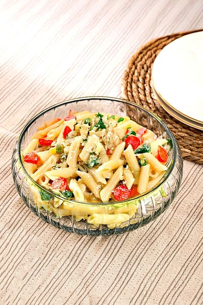 Tilbe Home Rustic Handmade Glass Salad Bowl Oversized Presentation Bowl Fruit Pasta Cookie Serving Container