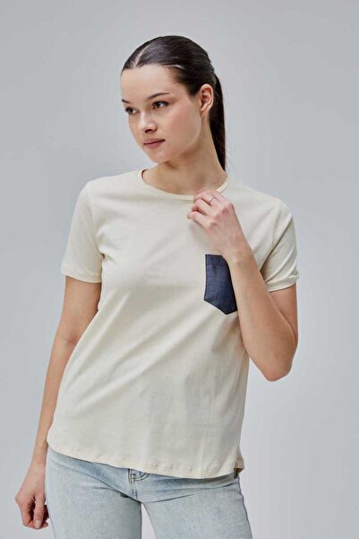 DOSXX Isabel Women's T-Shirt 1St Quality 100% Cotton Combed Cotton Slit Pocket Tshirt