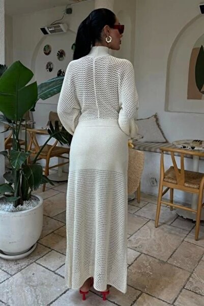 Lijuri Openwork Knitwear Dress 2854