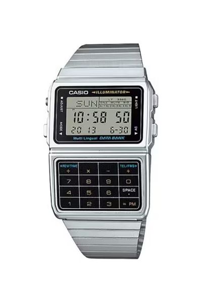 Casio ساعة كاسيو الرقمية للرجال بمينا رمادي - DBC-611-1D