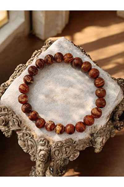 ms denis سوار من العقيق التبتي الأحمر الأصلي (حماية من شر العين)