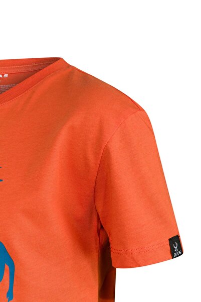 2AS Παιδικό μπλουζάκι Aja με στάμπα πορτοκαλί 220