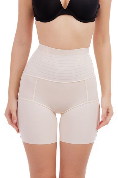 zenifique Zenifique Shapewear, Waist Cincher, With Shorts, Nude, Size XL