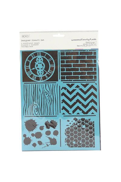 Roco Design Stencils Coordinated Bricks Plastic