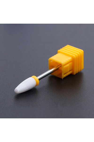 zenifique Electric Drill Bit, Ceramic Bit, For Gel Removal, White