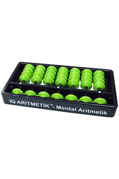 IQ ARİTMETİK IQ Aritmetik 7 أرقام Soroban Student Mental Arithmetic Abacus - أخضر
