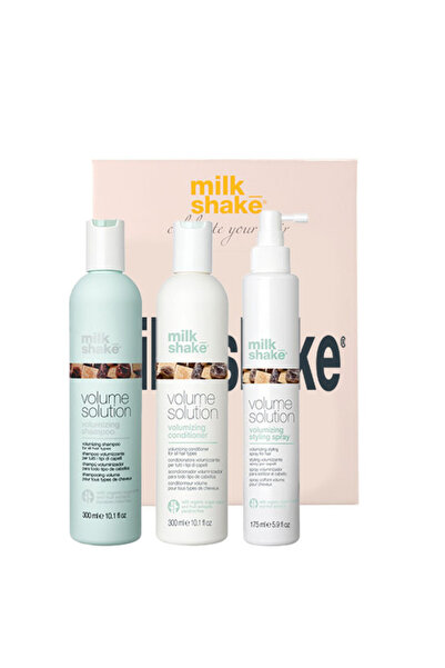 Milkshake Milk Shake Volume Solution Kit: Sampon 300ml + Balsam 300ml + Tratament 175ml Par Fin si Subtire