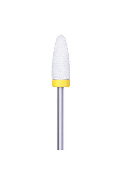 zenifique Electric Drill Bit, Ceramic Bit, For Gel Removal, White