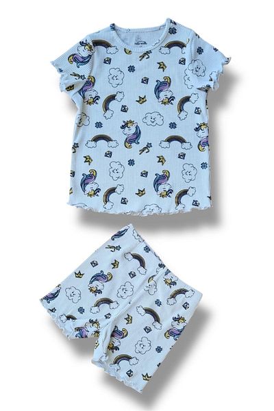 Fuar Baby 100% Cotton Camisole Girl's Shorts Set – Summer 2-6 Years