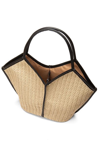 gio&mi Tatum Raffia Paper Rope Straw Knitted Women's Beach Daily Shoulder Bag