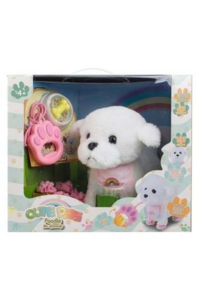 OEM Interactive White Dog with Leash Movement & Accessories