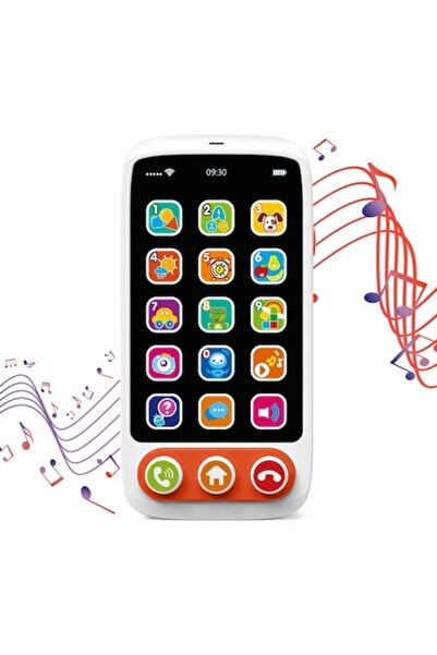 Smart Vibe Мобилен телефон играчка със сензорен екран KidoSmart със звуци и с...