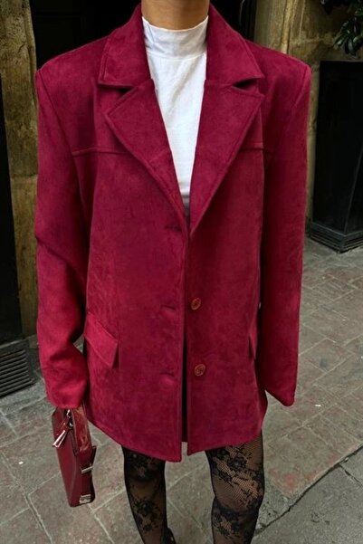 THE VOLER Costum din piele de căprioară cu fustă mini 9935