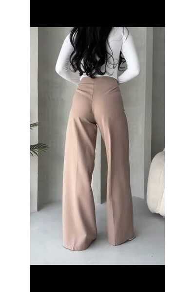 Maison La Femme Women's Wide Leg Trousers
