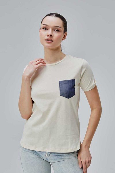 DOSXX Isabel Women's T-Shirt 1St Quality 100% Cotton Combed Cotton Slit Pocket Tshirt