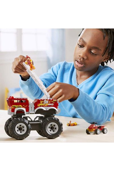MEGA Mega Hot Wheels HW 5-Alarm Monster Truck construction set, 284 pieces
