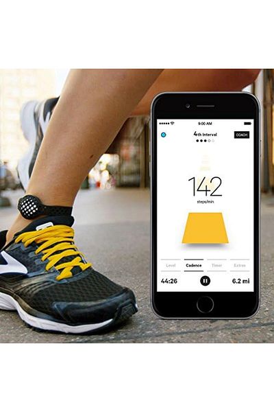Moov Now - Special Edition - Blizzard White: Sunrise Orange - 3D Fitness Tracker & Real Time Audio C