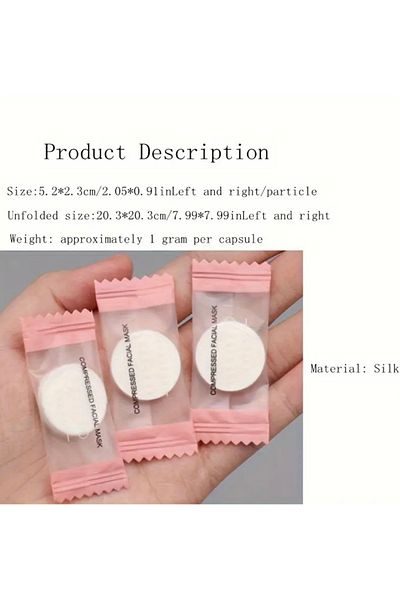 sulyra Mask in Single Packs / Compressed Paper Face Mask