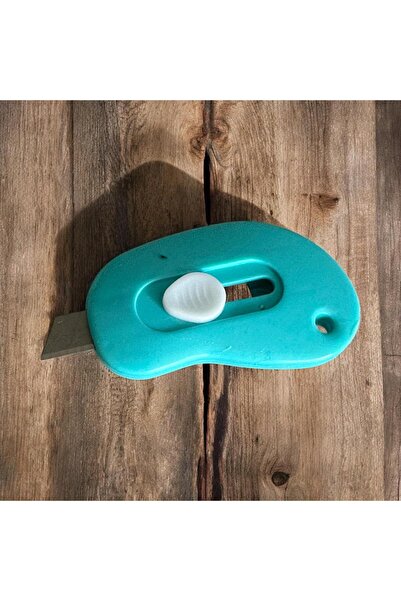 Mini Maket Bıçağı Turkuaz