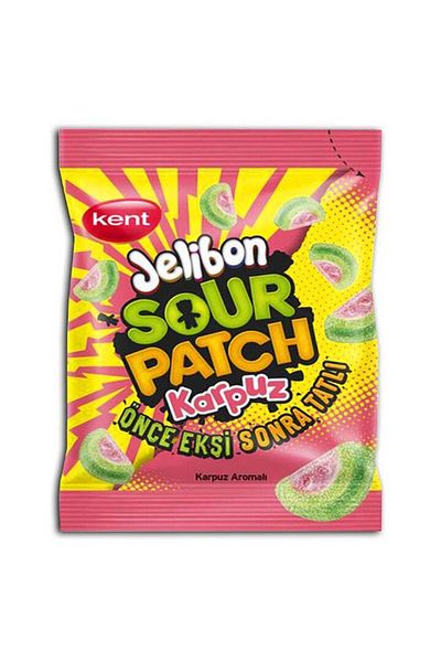 Mondelez Jeleuri Sour Patch cu pepene verde 80g