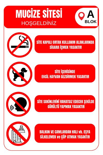 Girl Power 35 X 50 Site Rules Foil Printing Sticker Warning Sign