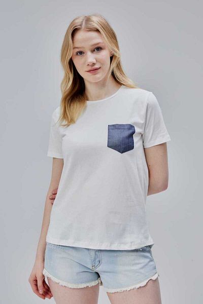 DOSXX Isabel Women's T-Shirt 1St Quality 100% Cotton Combed Cotton Slit Pocket Tshirt