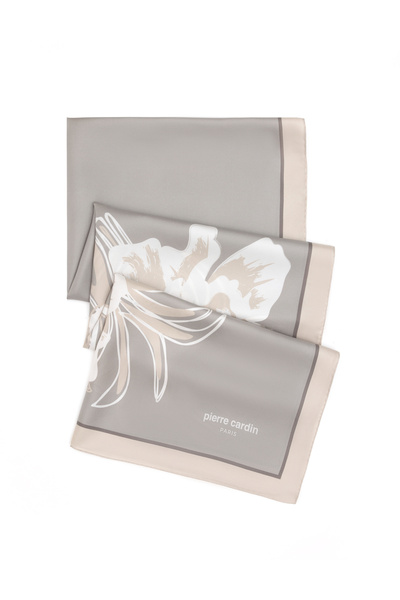 Pierre Cardin Stone Silk Shawl 50312116-Vr049