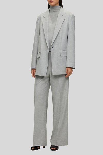 BOSS Women's Oversize Jacket Gray