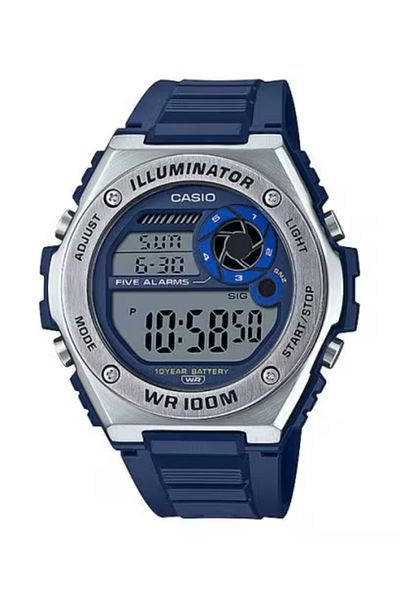 Casio CASIO Men's Digital Blue Dial Watch - MWD-100H-2AVDF