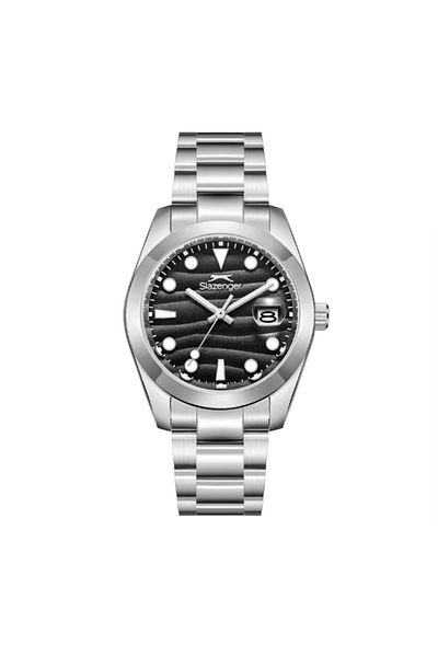 Slazenger Men's Date Black Dial Watch - SL.9.2491.1.04