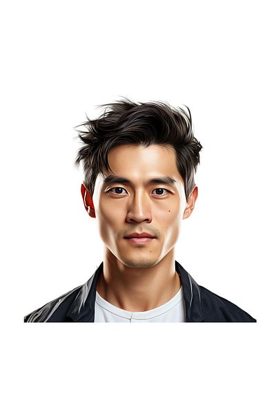 INOVATIX Set de 8 piese, autocolant Hyun Bin, INOVATIX®. 6 cm