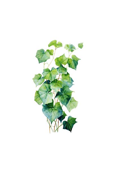 INOVATIX Set de 8 autocolante cu iederă japoneză, INOVATIX®. 6 cm