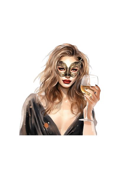 INOVATIX Set de 8 autocolante pentru invitație de Revelion, model iederă, INOVATIX®. 6 cm