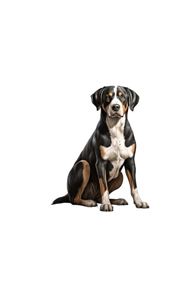 INOVATIX Set de 8 piese, autocolant Câine de munte elvețian, INOVATIX®. 6 cm