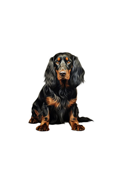 INOVATIX Set de 8 piese, autocolant Gordon Setter, INOVATIX®. 6 cm